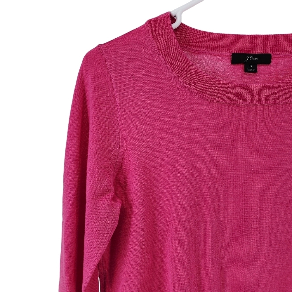J. Crew Pink Scoop Neck Sweater - Picture 2 of 5